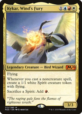 Kykar, Wind's Fury [Core Set 2020 Promos] | Cards and Coasters CA
