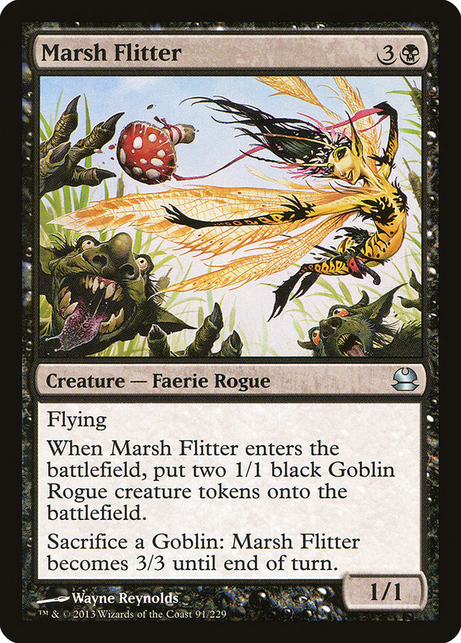 Marsh Flitter [Modern Masters] | Cards and Coasters CA