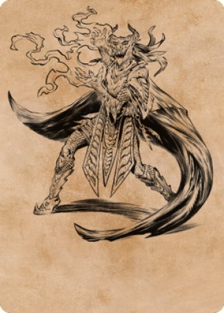 Livaan, Cultist of Tiamat Art Card [Commander Legends: Battle for Baldur's Gate Art Series] | Cards and Coasters CA