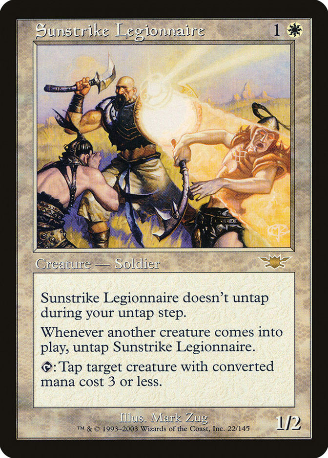 Sunstrike Legionnaire [Legions] | Cards and Coasters CA