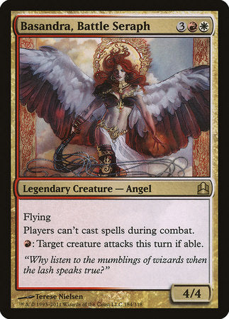 Basandra, Battle Seraph [Commander 2011] | Cards and Coasters CA