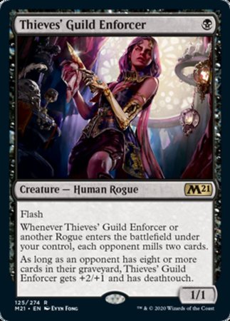 Thieves' Guild Enforcer [Core Set 2021] | Cards and Coasters CA