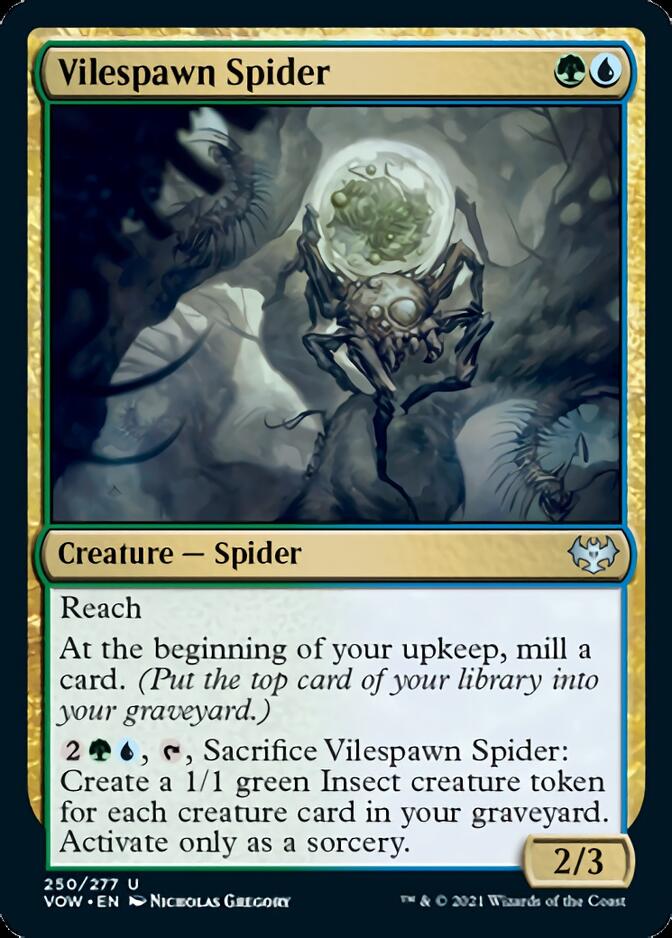 Vilespawn Spider [Innistrad: Crimson Vow] | Cards and Coasters CA