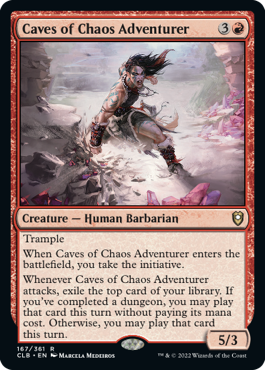 Caves of Chaos Adventurer [Commander Legends: Battle for Baldur's Gate] | Cards and Coasters CA
