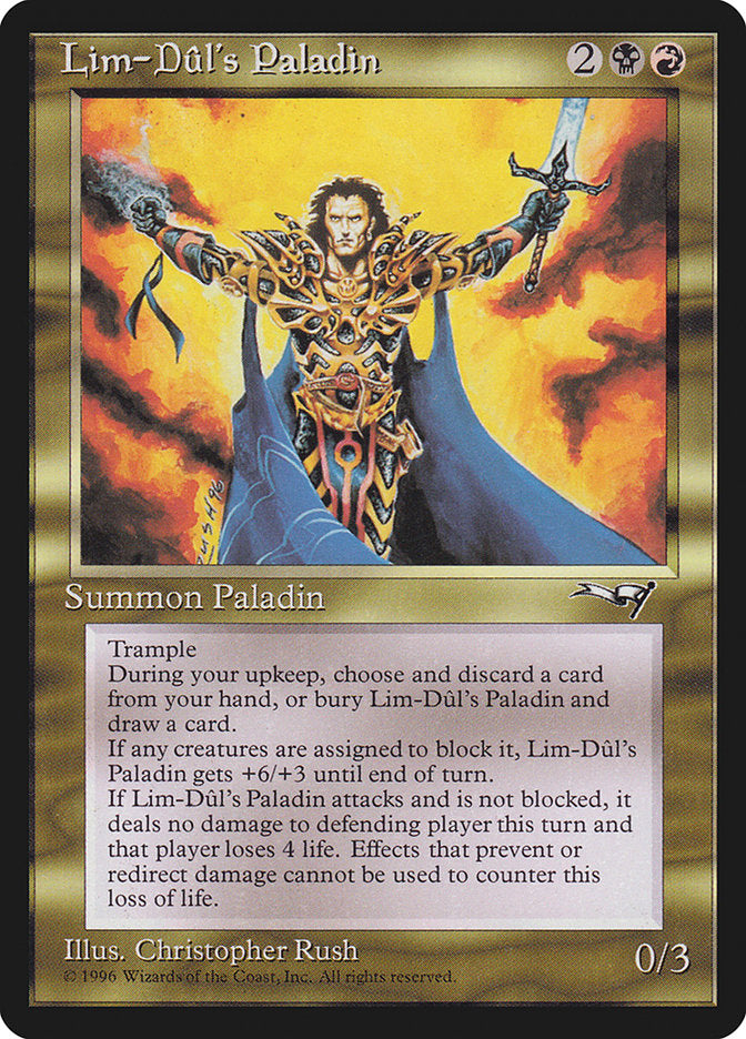 Lim-Dûl's Paladin [Alliances] | Cards and Coasters CA