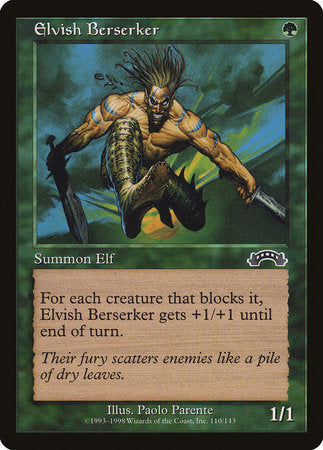 Elvish Berserker [Exodus] | Cards and Coasters CA