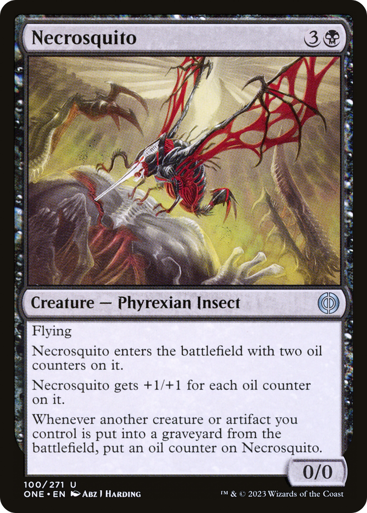 Necrosquito [Phyrexia: All Will Be One] | Cards and Coasters CA