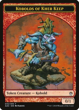 Kobolds of Kher Keep Token (010) [Masters 25 Tokens] | Cards and Coasters CA