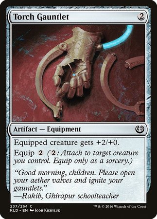 Torch Gauntlet [Kaladesh] | Cards and Coasters CA