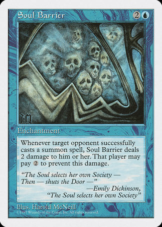 Soul Barrier [Fifth Edition] | Cards and Coasters CA