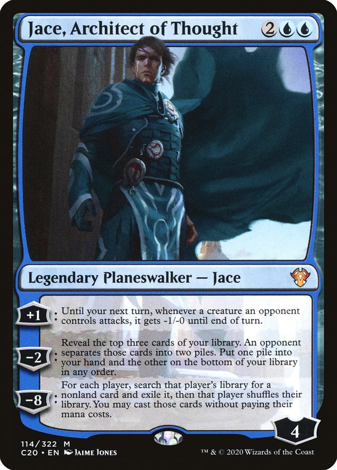 Jace, Architect of Thought [Commander 2020] | Cards and Coasters CA