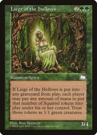 Liege of the Hollows [Weatherlight] | Cards and Coasters CA