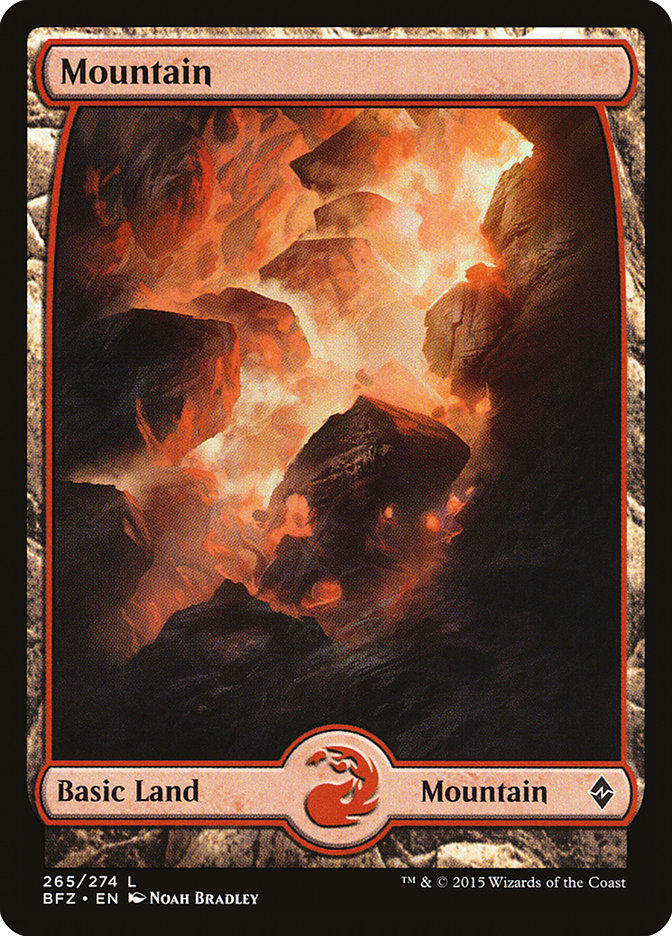 Mountain (265) [Battle for Zendikar] | Cards and Coasters CA