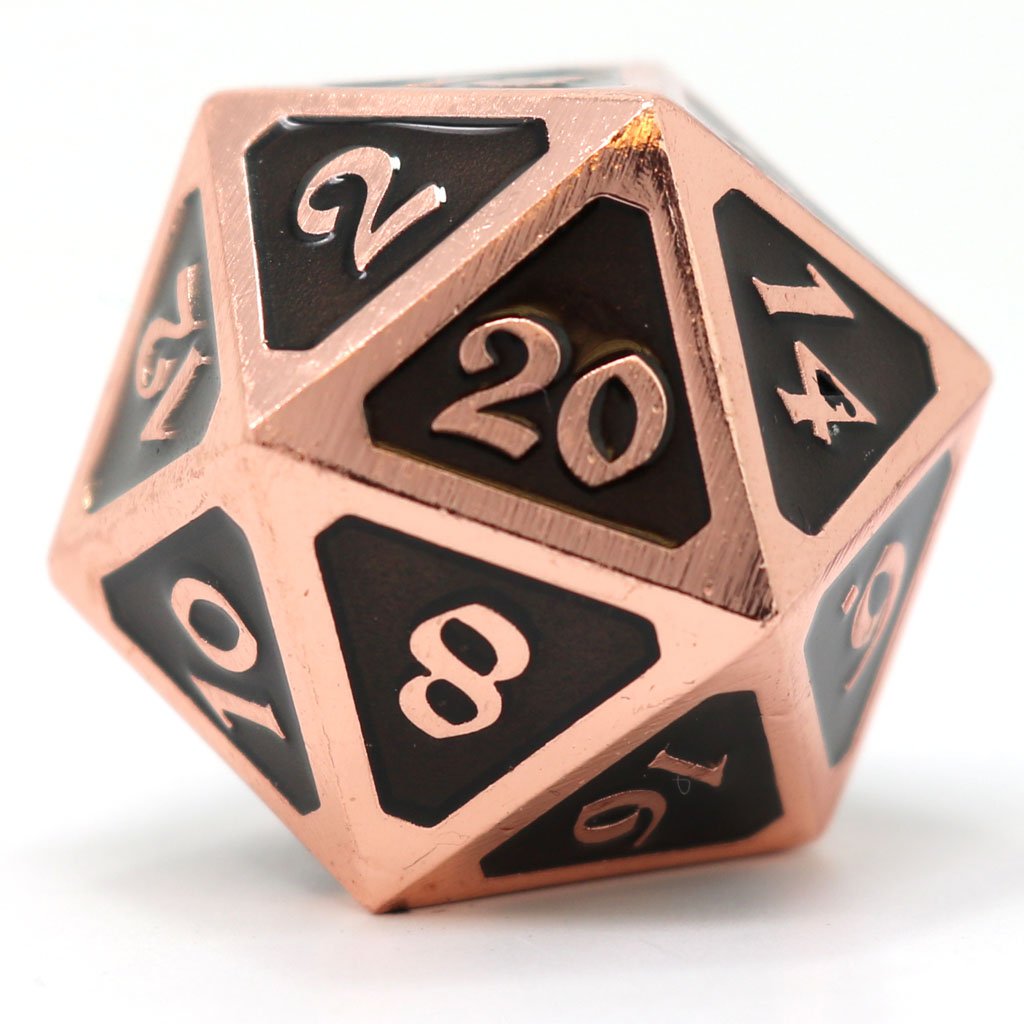 Die Hard D20 MYTHICA COPPER ONYX | Cards and Coasters CA