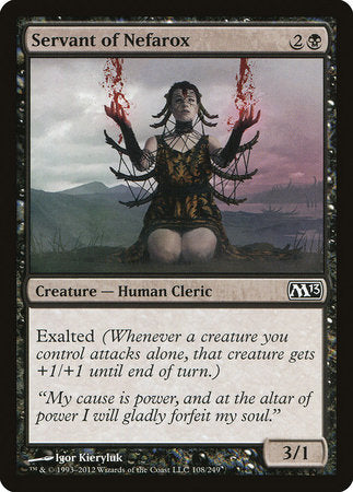 Servant of Nefarox [Magic 2013] | Cards and Coasters CA