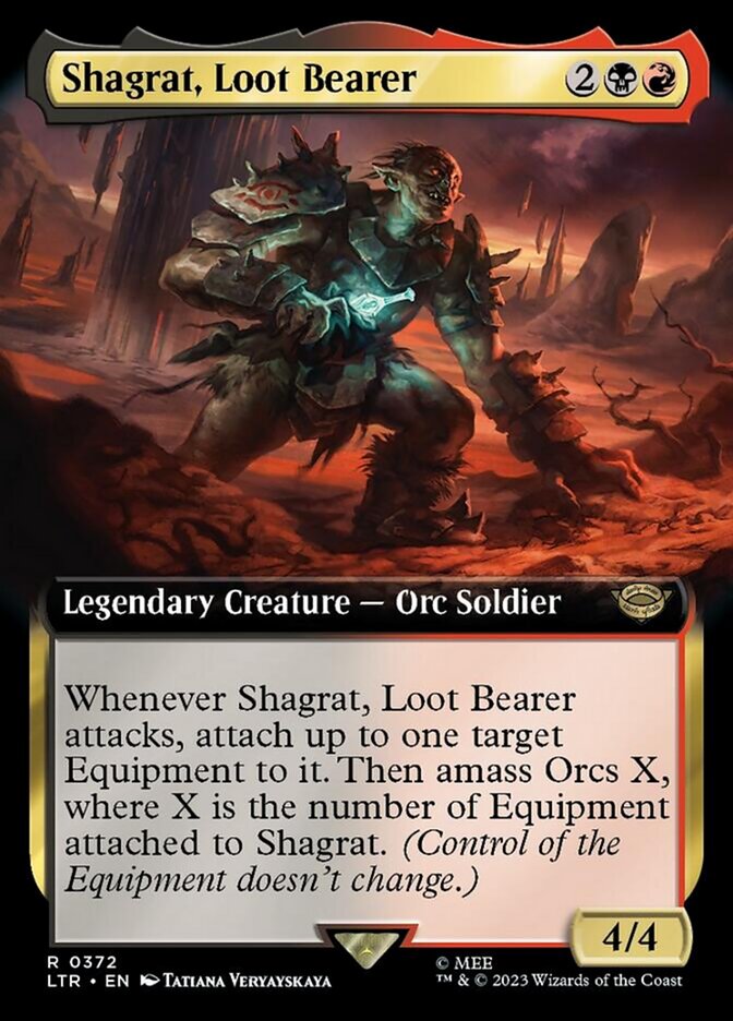 Shagrat, Loot Bearer (Extended Art) [The Lord of the Rings: Tales of Middle-Earth] | Cards and Coasters CA