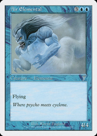 Air Elemental [Seventh Edition] | Cards and Coasters CA
