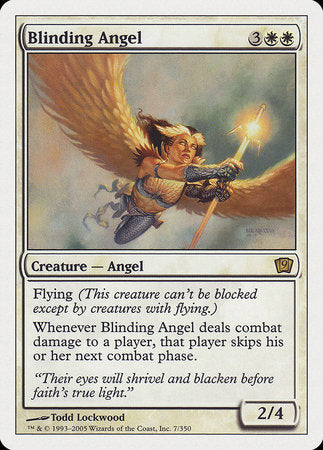 Blinding Angel [Ninth Edition] | Cards and Coasters CA