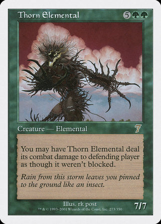 Thorn Elemental [Seventh Edition] | Cards and Coasters CA