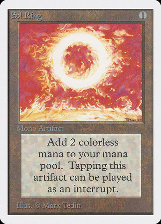 Sol Ring [Unlimited Edition] | Cards and Coasters CA