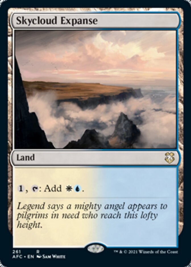 Skycloud Expanse [Dungeons & Dragons: Adventures in the Forgotten Realms Commander] | Cards and Coasters CA
