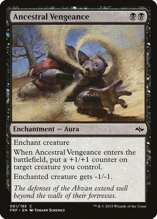 Ancestral Vengeance [Fate Reforged] | Cards and Coasters CA