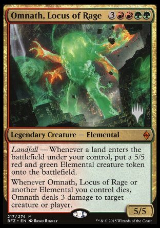 Omnath, Locus of Rage (Promo Pack) [Dungeons & Dragons: Adventures in the Forgotten Realms Promos] | Cards and Coasters CA