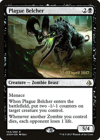 Plague Belcher [Amonkhet Promos] | Cards and Coasters CA