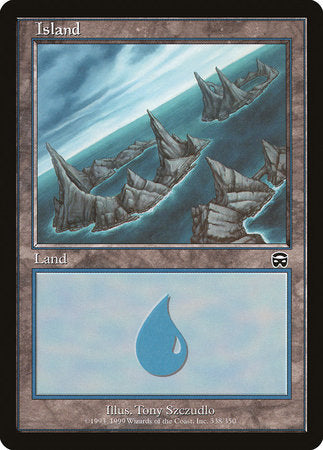 Island (338) [Mercadian Masques] | Cards and Coasters CA