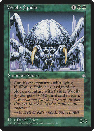 Woolly Spider [Ice Age] | Cards and Coasters CA