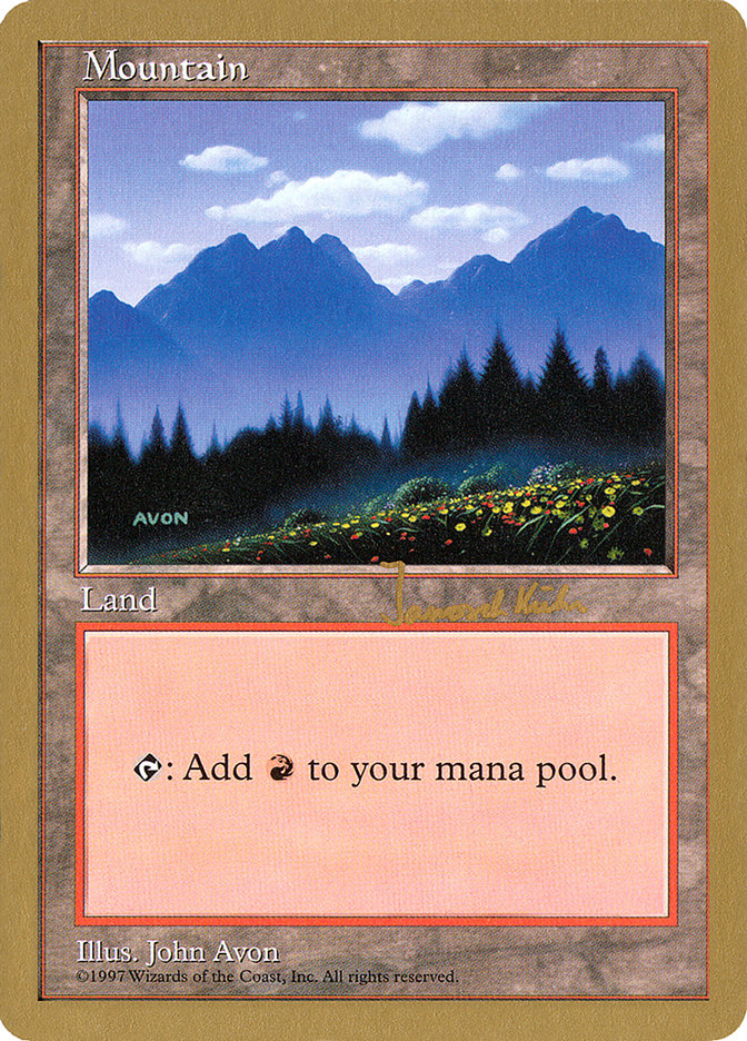 Mountain (jk445) (Janosch Kuhn) [World Championship Decks 1997] | Cards and Coasters CA