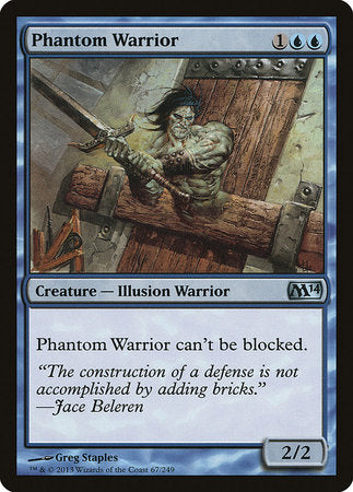 Phantom Warrior [Magic 2014] | Cards and Coasters CA
