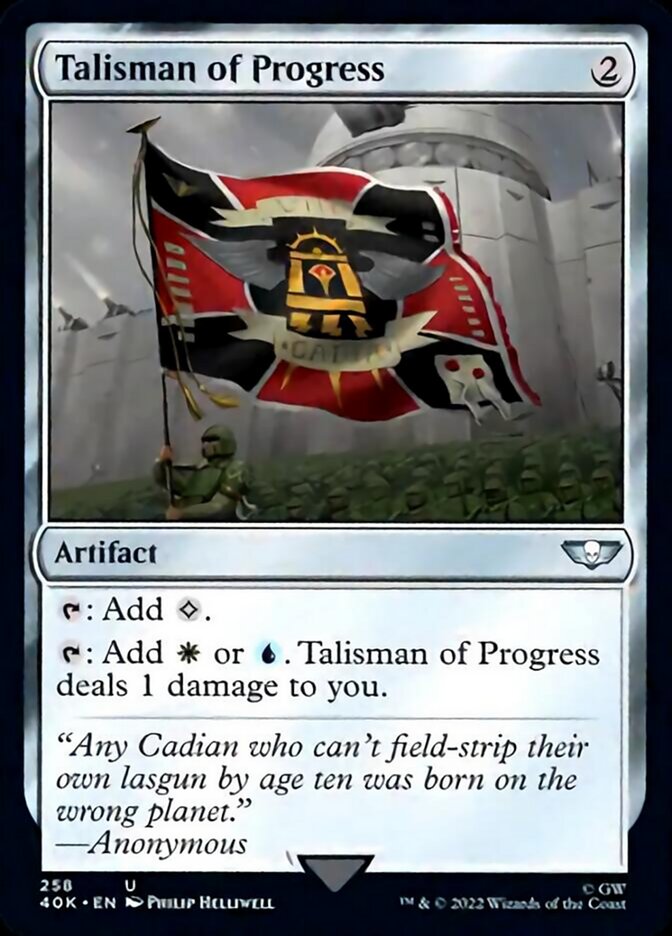 Talisman of Progress [Universes Beyond: Warhammer 40,000] | Cards and Coasters CA