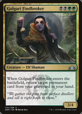 Golgari Findbroker [Guilds of Ravnica] | Cards and Coasters CA