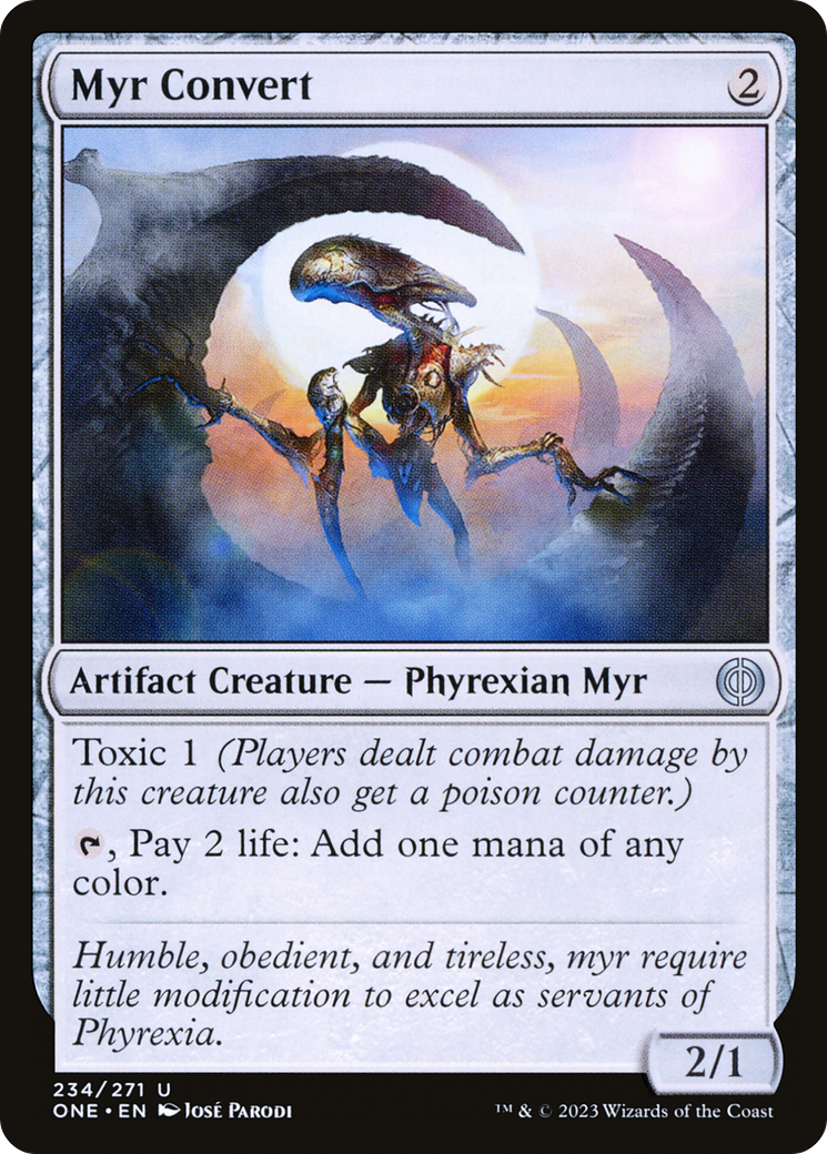 Myr Convert [Phyrexia: All Will Be One] | Cards and Coasters CA