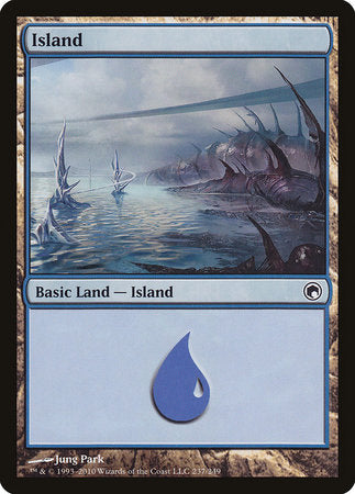 Island (237) [Scars of Mirrodin] | Cards and Coasters CA