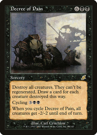 Decree of Pain [Scourge] | Cards and Coasters CA