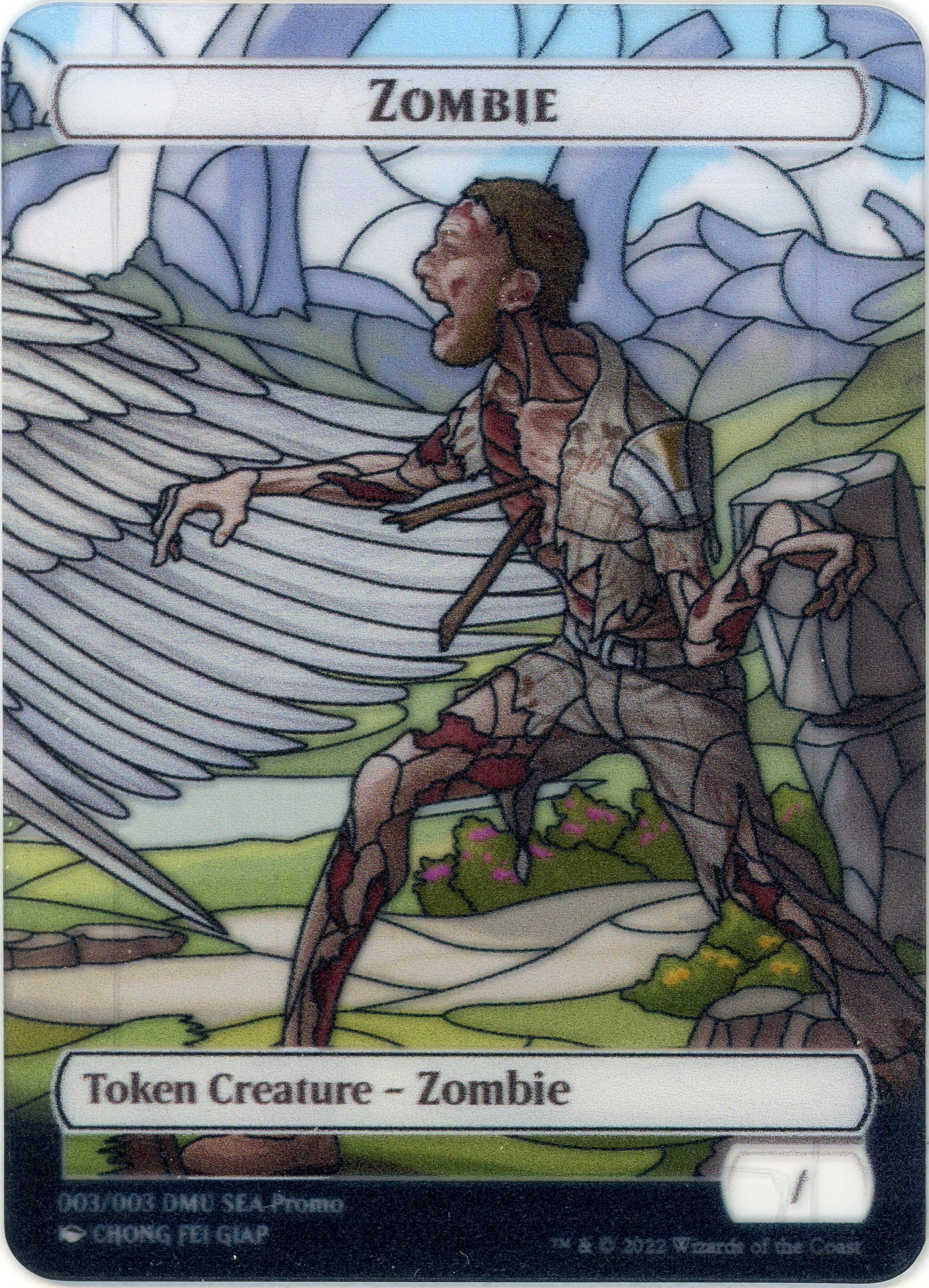 Zombie Token (SEA Exclusive) [Dominaria United Tokens] | Cards and Coasters CA