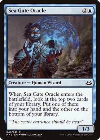 Sea Gate Oracle [Modern Masters 2017] | Cards and Coasters CA