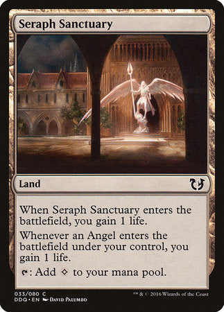 Seraph Sanctuary [Duel Decks: Blessed vs. Cursed] | Cards and Coasters CA