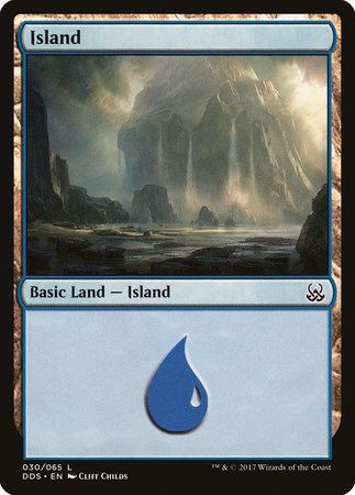 Island (30) [Duel Decks: Mind vs. Might] | Cards and Coasters CA