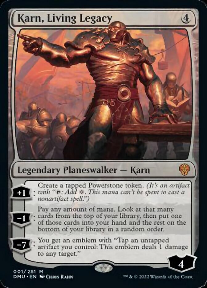 Karn, Living Legacy [Dominaria United] | Cards and Coasters CA