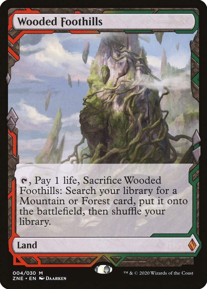 Wooded Foothills [Zendikar Rising Expeditions] | Cards and Coasters CA