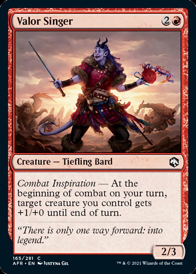 Valor Singer [Dungeons & Dragons: Adventures in the Forgotten Realms] | Cards and Coasters CA