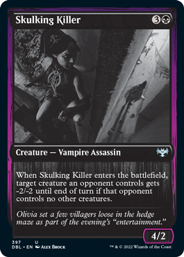 Skulking Killer [Innistrad: Double Feature] | Cards and Coasters CA