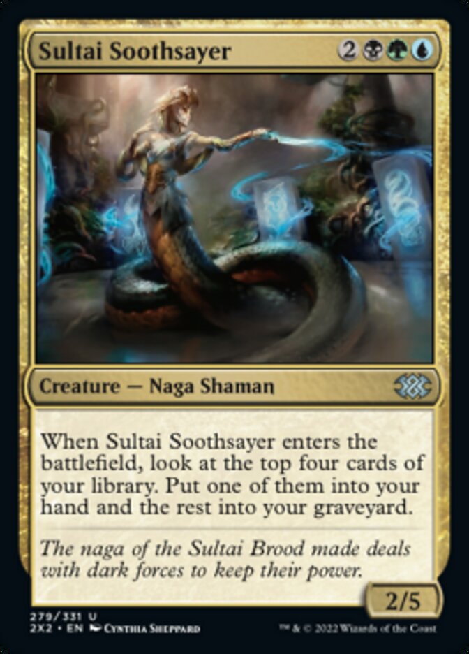 Sultai Soothsayer [Double Masters 2022] | Cards and Coasters CA