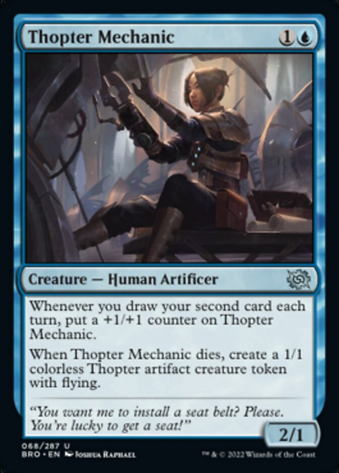 Thopter Mechanic [The Brothers' War] | Cards and Coasters CA
