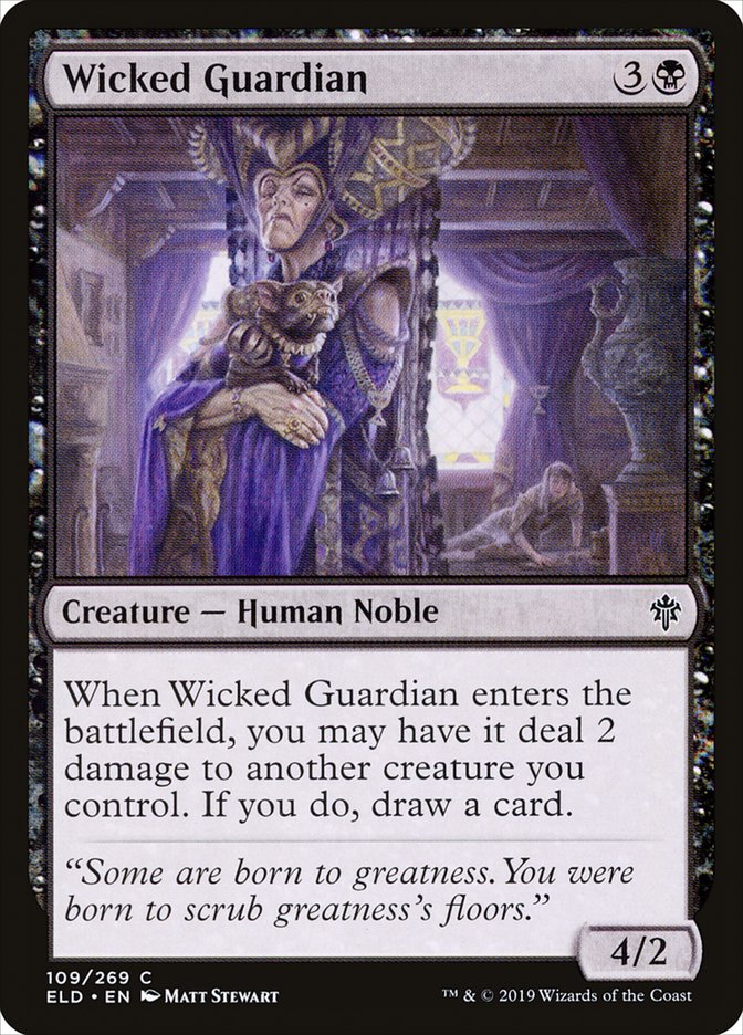 Wicked Guardian [Throne of Eldraine] | Cards and Coasters CA