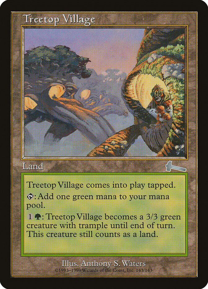 Treetop Village [Urza's Legacy] | Cards and Coasters CA