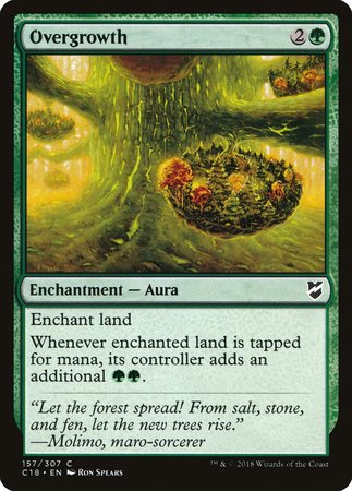 Overgrowth [Commander 2018] | Cards and Coasters CA